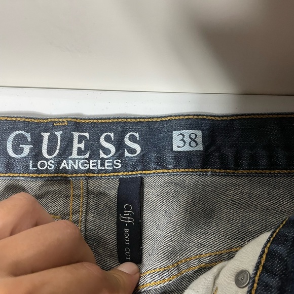 Womans GUESS jeans cliff boot cut Sz-38 measurements - Picture 2 of 8